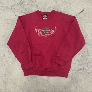 Vintage 80s Harley Davidson Sweatshirt Medium Crewneck Mean Machine